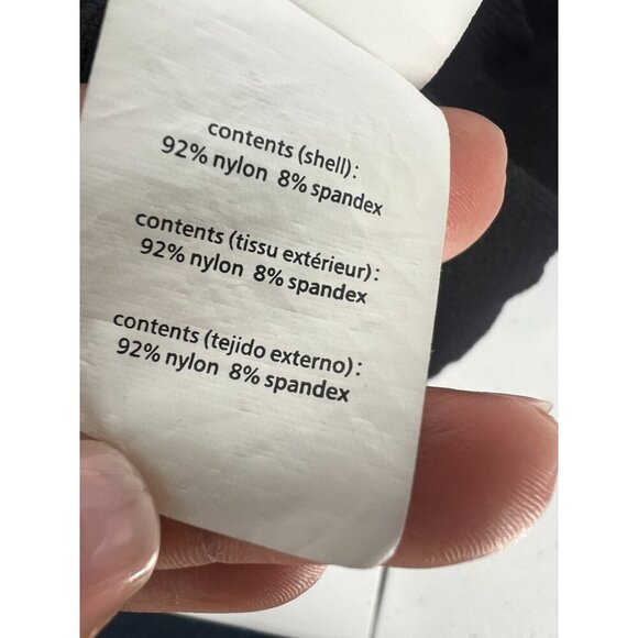 We Wore What Small Black Athleisure Biker Romper Square Neck Jumpsuit One Piece - Picture 9 of 13